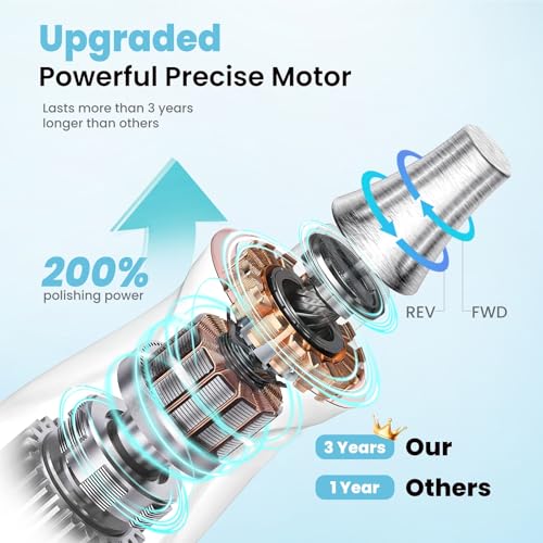 Nail Drill Electric Nail File - Cordless Professional Nail Filer for Manicure and Pedicure, Portable Nail Drill Machine Kit for Acrylic Gel Nails Thick Toenails Nail Grind