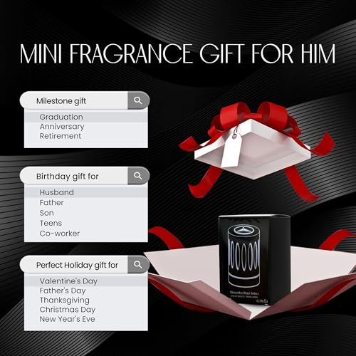 Mercedes-Benz Select Perfume for Men Travel Collection Mini EDT Spray 0.7 Ounce