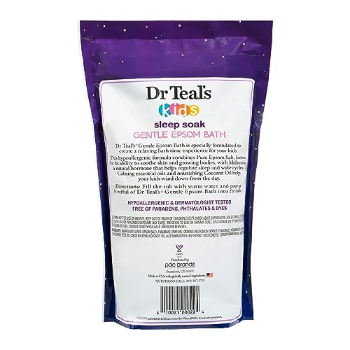 Dr Teal's Kids Gentle Epsom Bath Sleep Soak with Melatonin & Essential Oils