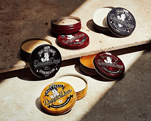 Deluxe Pomade By Dapper Dan, Medium Hold Medium Shine, No Greasiness Or Flakiness, Citrus & Vanilla Fragrance 100ml