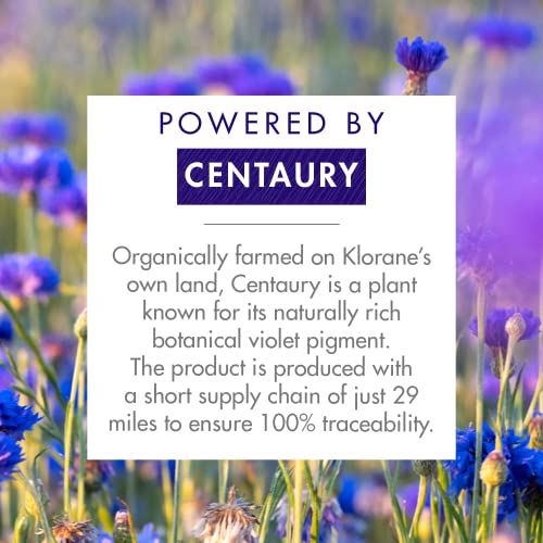 Klorane Plant-Based Purple Conditioner with Centaury, Brightens Blonde, Gray or White Hair, Neutralizes Unwanted Yellow and Copper Tones, Paraben, Silicone and Sulfate Free, 6.7 fl.oz.