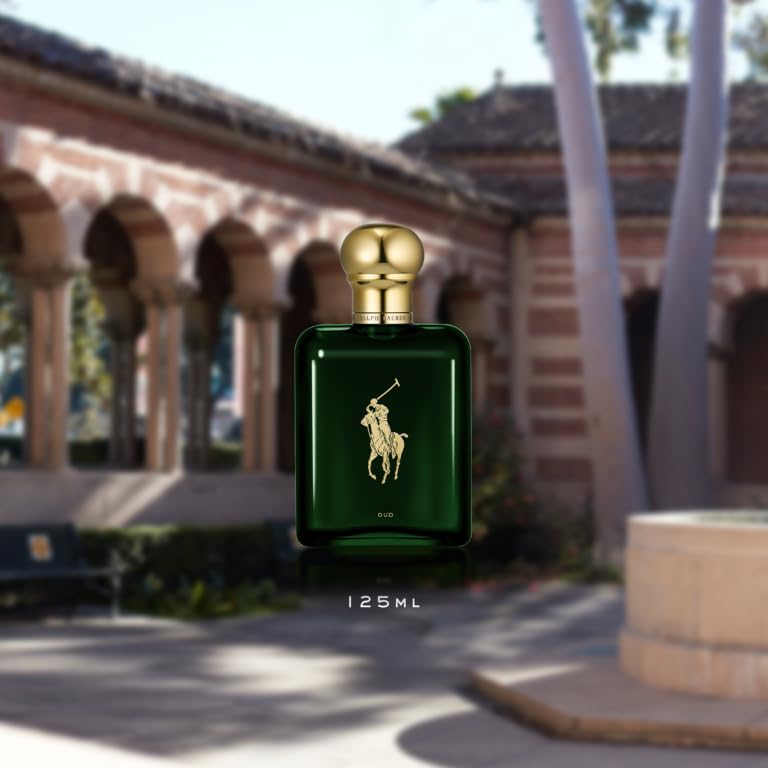 RALPH LAUREN FRAGRANCES Polo Oud - Eau de Parfum - Men's Cologne - Woody & Ambery - With Orange Flower, Rose, and Oud Wood - 4.2 Fl Oz