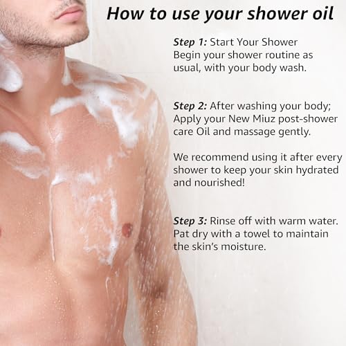 Magnesium InShower Body Conditioner Soft Skin Post Shower Care Moisturizer for Body Legs Bath Oil for Dry Skin Shea Butter Honey Vanilla Self Care Spa Gift