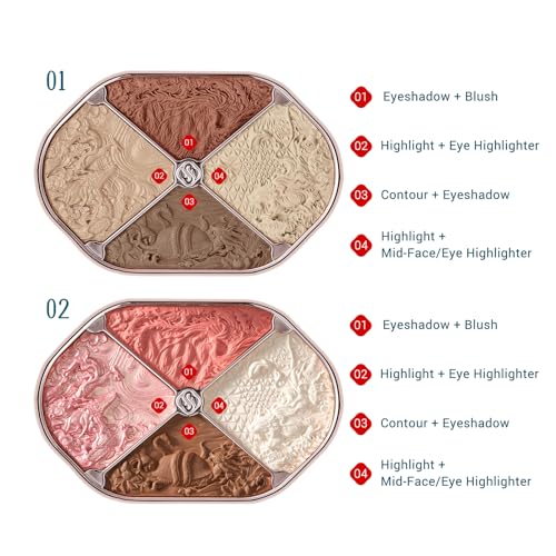 FLORASIS Constellation Floral Engraving Contour Palette