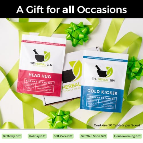 Aromatherapy Shower Steamers Gift Set, Shower Bombs Made in the USA, Relaxation Gift for Women, Lavender Shower Steamers for Women, Eucalytus Shower Steamer, Mothers Day Gifts