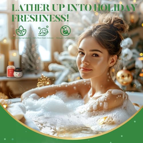 Advent Calendar 2024 12 Days of Christmas Advent Calendar for Women, BODY & EARTH Holiday Gift Baskets with Snowman Bath Bomb, Hand Cream, Body Lotion, New Year Bath Set for Women
