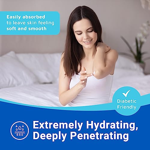 Dermal Therapy Hand Elbow & Knee Cream with 15% Urea & 6% AHA - Deeply Hydrates & Exfoliates Dry, Cracked Skin on Hands, Elbows & Knees - Fragrance-Free, Non-Greasy - 3.5 fl oz / 100 ml