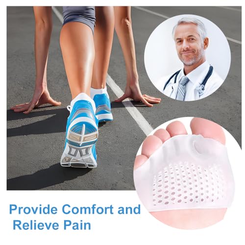 4 Pairs Hyggear Silicone Toe Separators for Women,Bunion Corrector Cushion Silicone Toe Separators for Women & Men