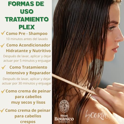 KIT 5 Crecimiento Acelerado y Ultra Reparador S.O.S: Shampoo de Cebolla, Mascarilla para el Cabello, Acondicionador Intensivo PLEX, DUO Termoprotector para Cabello con Feromonas (+ Obsequio Ritual)