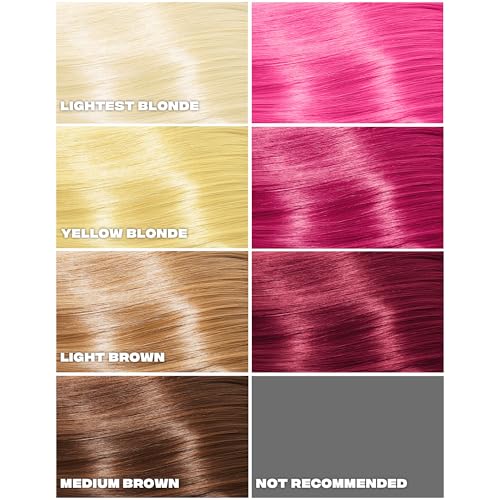 Good Dye Young Semi-Permanent Hair Color, Vegan and Cruelty-Free Hair Dye, Last up to 24 Washes, Non-Damaging Conditioning Hair Color (5FL OZ, Brainwash)