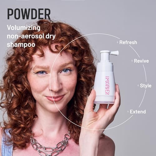 Hairstory Powder, Refreshing Dry Shampoo for All Hair Types, Absorbs Oil, Adds Volume & Texture, Non-Aerosol & Talc-Free, No Chalky Residue, 1.35oz