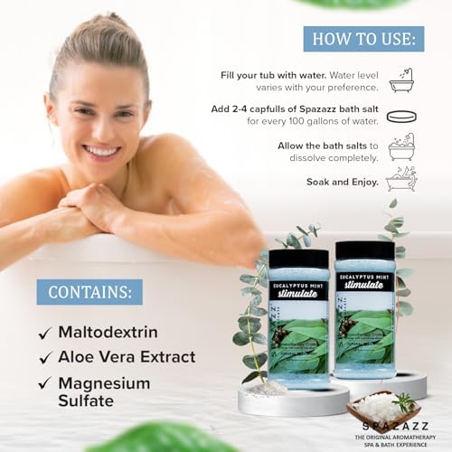 Spazazz Eucalyptus Mint Spa and Bath Crystals