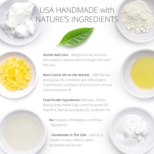 Just Like Jane™ Natural Nails Buff & Wax Kit - New Nano Glass File for Higher Shine!