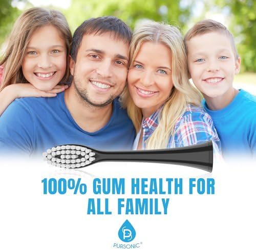 Standard Electric Toothbrush Heads - 8 Pack Electric Toothbrush Replacement Brush Heads for Dazzlepro Elements - Tooth Brush Heads for AquaSonic Vibe, Duo Pro & Black Series Pro (White)