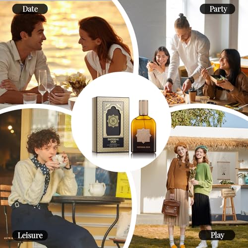 Perfume For Women and Men, Unisex Eau De Parfum Long Lasting Agarwood Oud Fragrance, Ideal for Daily Use, Appointment, Party,3.4 Fl oz