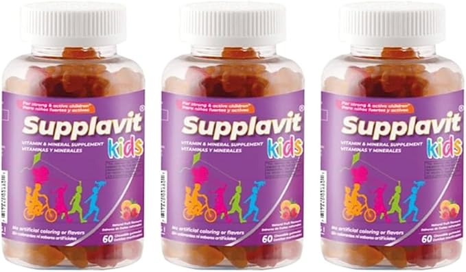 Kids Vitamins and Supplements, No Artificial Coloring, Allergen-Free for Healthy and Strong Children, Natural Fruit Flavors, Healthy and Delicious, (180 Gummies)