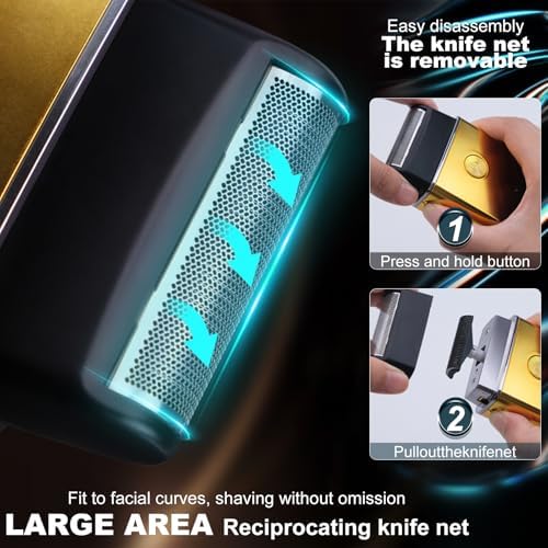 Hair Clippers Set for Men,Hair Clipper Trimmer with LED Display, Professional Cordless Hair Clipper Shaver Beard Trimmer, Hair Cutting Machine for Men, Holiday Gift for Him Father's Day Gift