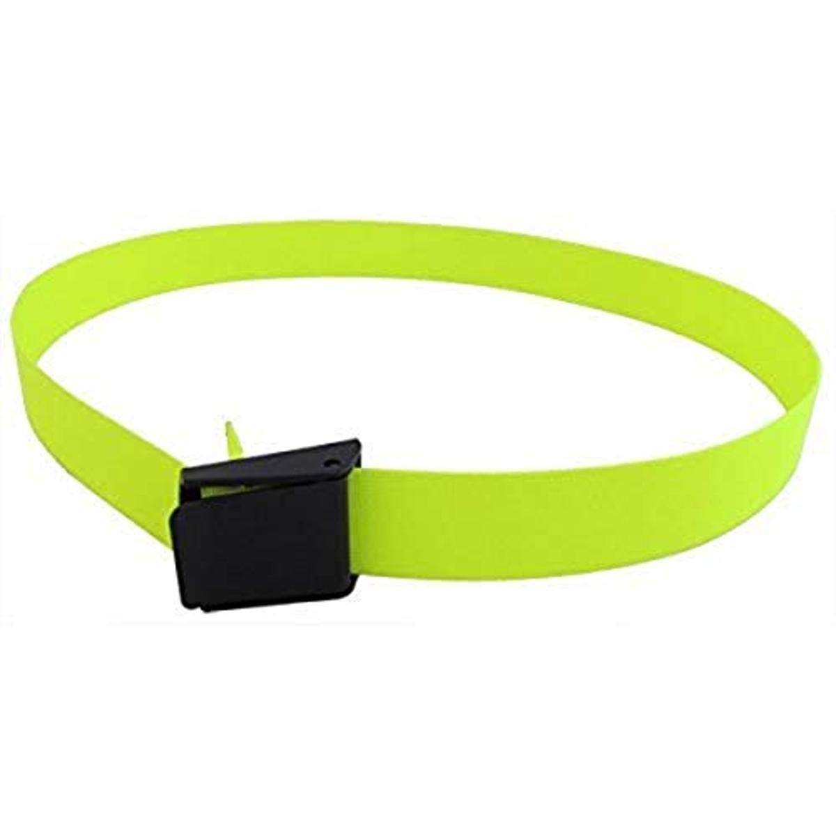 Scuba Choice Scuba Diving 60" Long 2" Webbing Weight Belt with Plastic Buckle, Yellow