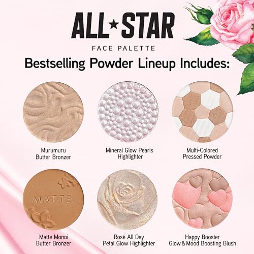 Physicians Formula All-Star Face Palette, Velvety-Smooth Buildable & Blendable Formulas,Versatile Matte and Multidimensional Shades, Cruelty-Free & Vegan