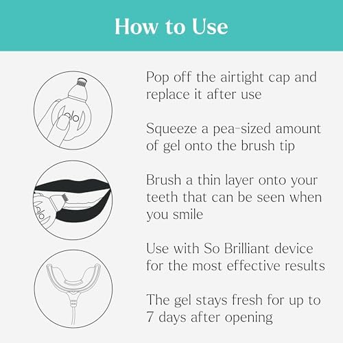 GLO Science Teeth Whitening Gel Pods – Safe, Effective Whitener with Silicon Brush, 6% Hydrogen Peroxide – Fastest Way to Whiter Teeth, Sensitivity Free – Mint Flavor (Pack of 5)