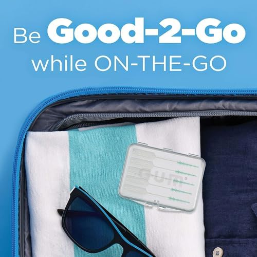 GUM Soft-Picks Original, Easy to Use Dental Picks for Teeth Cleaning and Gum Health, 100 Count (Pack of 1)