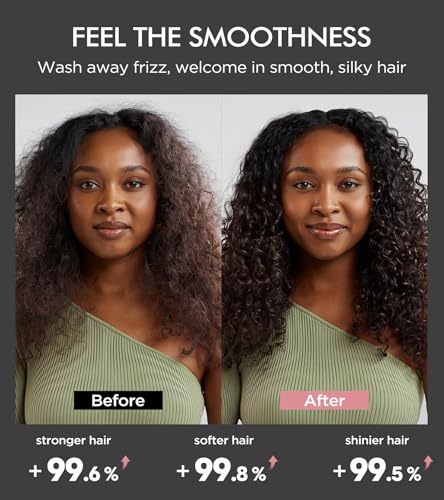 Tripeptide-Infused Hair Growth Biotin Shampoo and Conditioner Set, Onion Anti-Loss Volumizing Moisturizing Treatment for Soft Shine Hair, Rosemary Clarifying Dandruff Shampoo for Women Men, 2 x 16.9oz