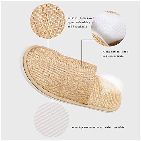 5~10 Guest Disposable Slippers for House, Family, Spa, Hotels Office - Mixed Multi-Color Slippers Home Party, Housewarming, Open House.