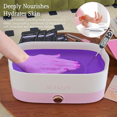 Natural Paraffin Wax Refills, 6 Pack Paraffin Wax Blocks of Lavender Scent for Paraffin Bath, Paraffin Wax for Hand and Feet for Deep Hydration, Moisturizing and Nourish(Lavender)