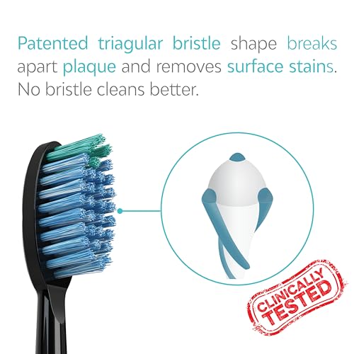 TAO Clean Daily Care Whitening Replacements Heads - Black - 2 Pack