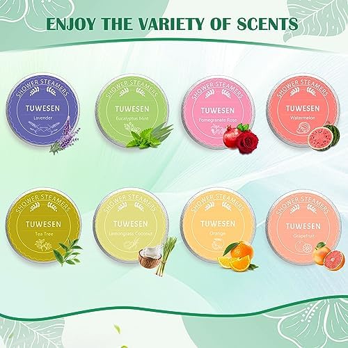 Shower Steamers Aromatherapy - Gifts for Women,Variety Pack of 16 Shower Bombs with Essential Oils - Relaxation and Self Care Gifts for mom.Enjoy Aromatherapy SPA at Home!