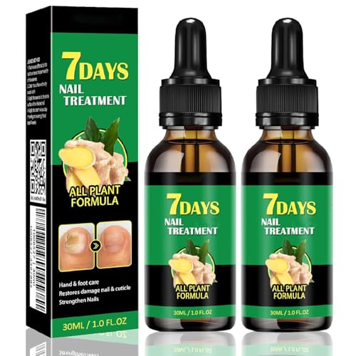 7 days Nail Treatment, Ginger Nail Treatment, 7days nail treatment, Multi-Purpose Nail Repair, Ginger Nail Serum Strengthener Oil Serum Ginger Nail Growth Oil