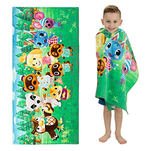 Franco Kids Super Soft Cotton Bath/Pool/Beach Towel, 58 in x 28 in, Sony Vivo