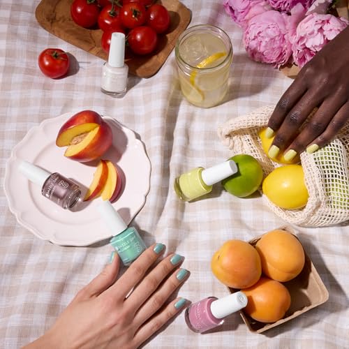 Dazzle Dry Nail Lacquer (Step 3) - Picking Peonies - A romantic pinky mauve. Full coverage cream. (0.5 fl oz)