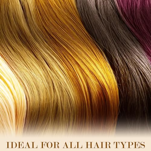 Round Brush for Blow Out, Nano Thermal Ceramic & Ionic Tech, 2.1 Inch Barrel, Boar Bristles, Roller Brush for Blow Drying and Styling, Gold, Hair Brush for All Hair Types