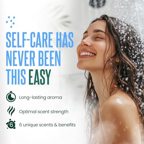 Cleverfy Shower Steamers Aromatherapy for Women and Men – Self-Care Shower Bombs for Stress Relief and Relaxation – 18 Tablets