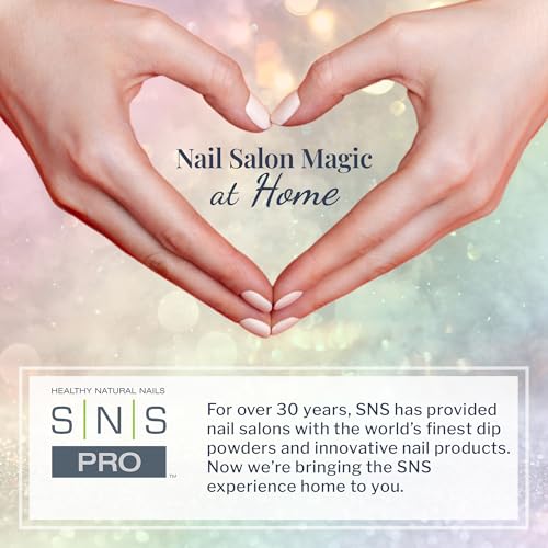 SNS Nail Dip Powder Colors, Gelous Color Dipping Powder - Barely Blush (Nude, Pink Cream) - Long-Lasting Dip Nail Colors for Healthier Nail Beds - Nail Color for Professionals & At-Home DIY - 0.5 oz