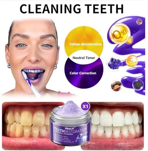 ODALIT Teeth Restoration Mineral Powder,Mineral Tooth Powder,freshen Breath,Protect Teeth and Gums (1)