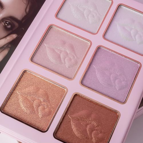 4-Layer Multi - Functional Beauty Book Kit- Style Makeup Palette Ingeniously Combines Eyeshadows, Blushes, Highlighters, Contour Powders In One,Best Choice for A Gift for Women (U137A)