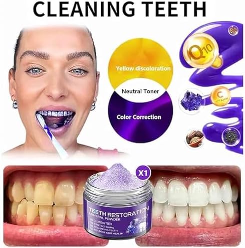 Odalit Teethrestoration Mineral Powder, Teeth Whitening & Strengthening, Breath Fresh Protect Teeth and Gums and Solve Oral Problems (1)