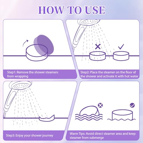 Shower Steamers 18 Pack Set, Shower Bombs with 6 Charming Scents, Shower Tablets with Natural Ingredients,Self-Care & Relaxation Presents for Women and Men