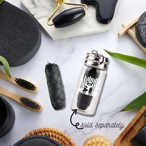 Dental Floss Refill, Charcoal Woven Thread, 8 Pieces, Mint