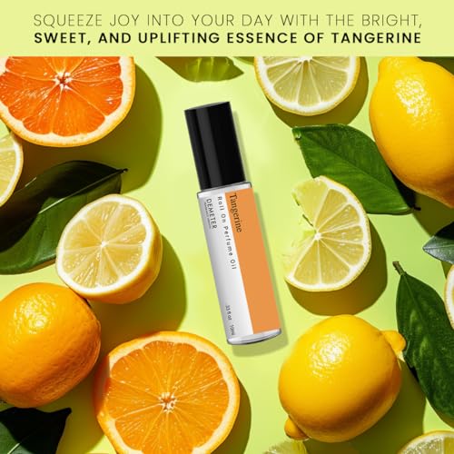 DEMETER Tangerine Roll On Perfume Oil, 0.33 Oz, Long-Lasting
