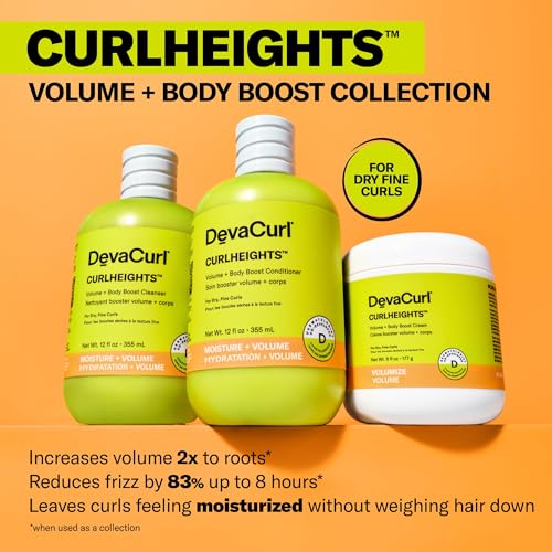 DevaCurl CurlHeights Volume + Body Boost Cream, 6 oz