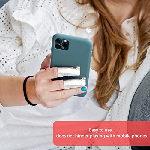 Nail Polish Remover Wraps,500Pcs Gel Nail Foil Wraps Aluminium Soak Off Foils,Gel Nail Polish Wrap Removal Tool,Finger Nail Polish Remover with Lint-Free Lager Cotton Pad