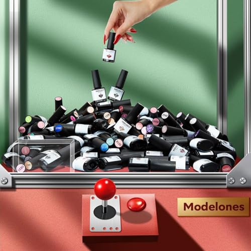 modelones 40 PCS Gel Nail Polish Set, 36 Colors Summer White Yellow Green Hot Pink Gel Polish Kit Nude Brown Black Red Glitter Nail Polish W Base& Matte& Glitter& Glossy Top Coat LED Soapnails Gift