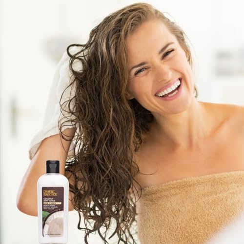 Desert Essence Coconut Soft Curls Hair Cream - Botanically-Based Curl Cream for Curly Hair - Silicone-Free - Hydrating with Coconut Oil, Black Oat Extract - Vegan, Gluten-Free, Cruelty-Free, 6.4 oz