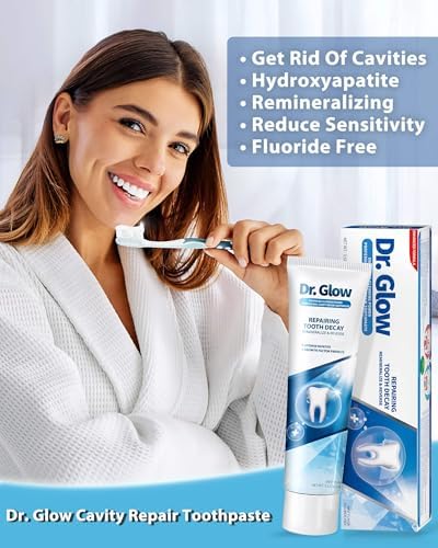 Adult Cavity Repair Toothpaste, Cavity Reversing Hydroxyapatite Toothpaste, Cavity Filler for Tooth Remineralization, Tooth Decay Treatment Repair, Enamel Repair Cavity Remover, Fluoride Free