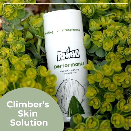 Rhino Skin Solutions Performance | Rock Climbing Antiperspirant Cream for Hands & Feet | Skin Conditioner & Toughener for Athletes and Everyday Use