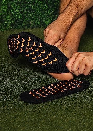 Moisturizing Gel Socks for Men - Extra Large - 2 Pairs - with Shea Butter - Paraben Free - Reuseable Moisturizing Socks - Phoenix Foot Peel™