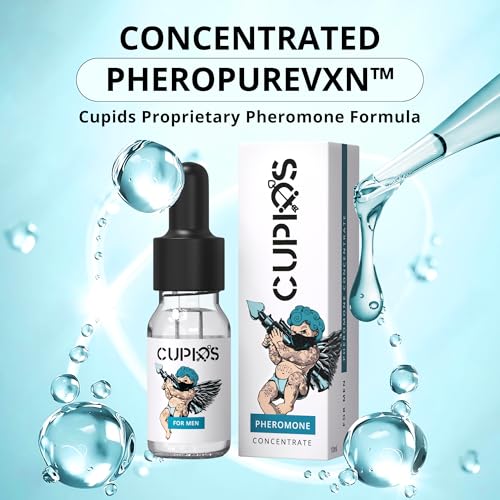 Pheromone Oil Perfume for Men Concentrate Drops 10ml - Infused with PheroPureVXN™, Original Pheromone Fragrance for Men